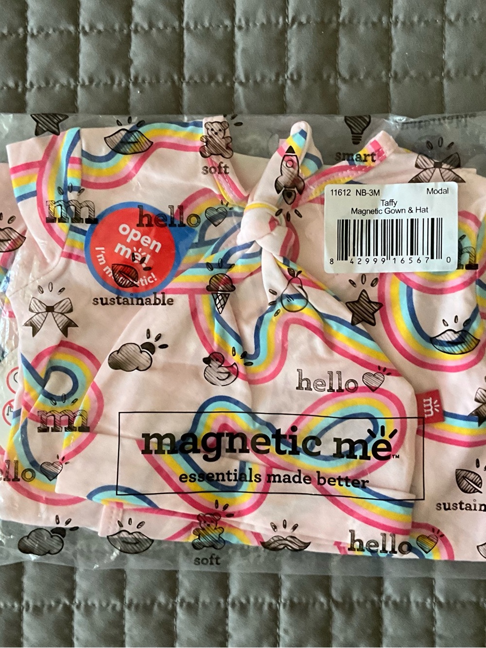 BUNDLE of 3 Magnetic Me Gown & Knot Hat Sets